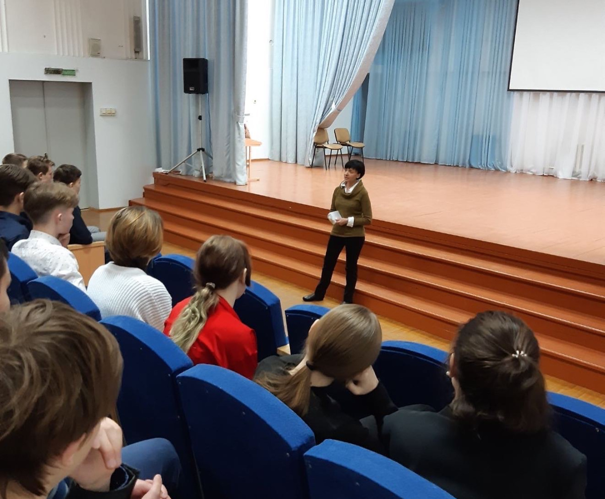 Профориентационная встреча в средней школе №45 г.Витебска