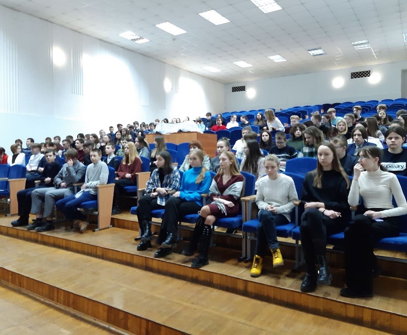 Профориентационная встреча в средней школе №45 г.Витебска