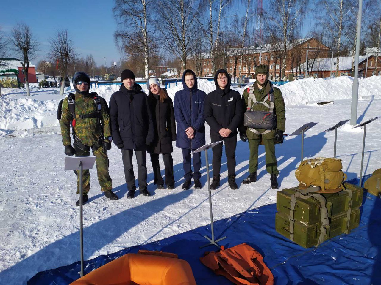 Посещение воинской части