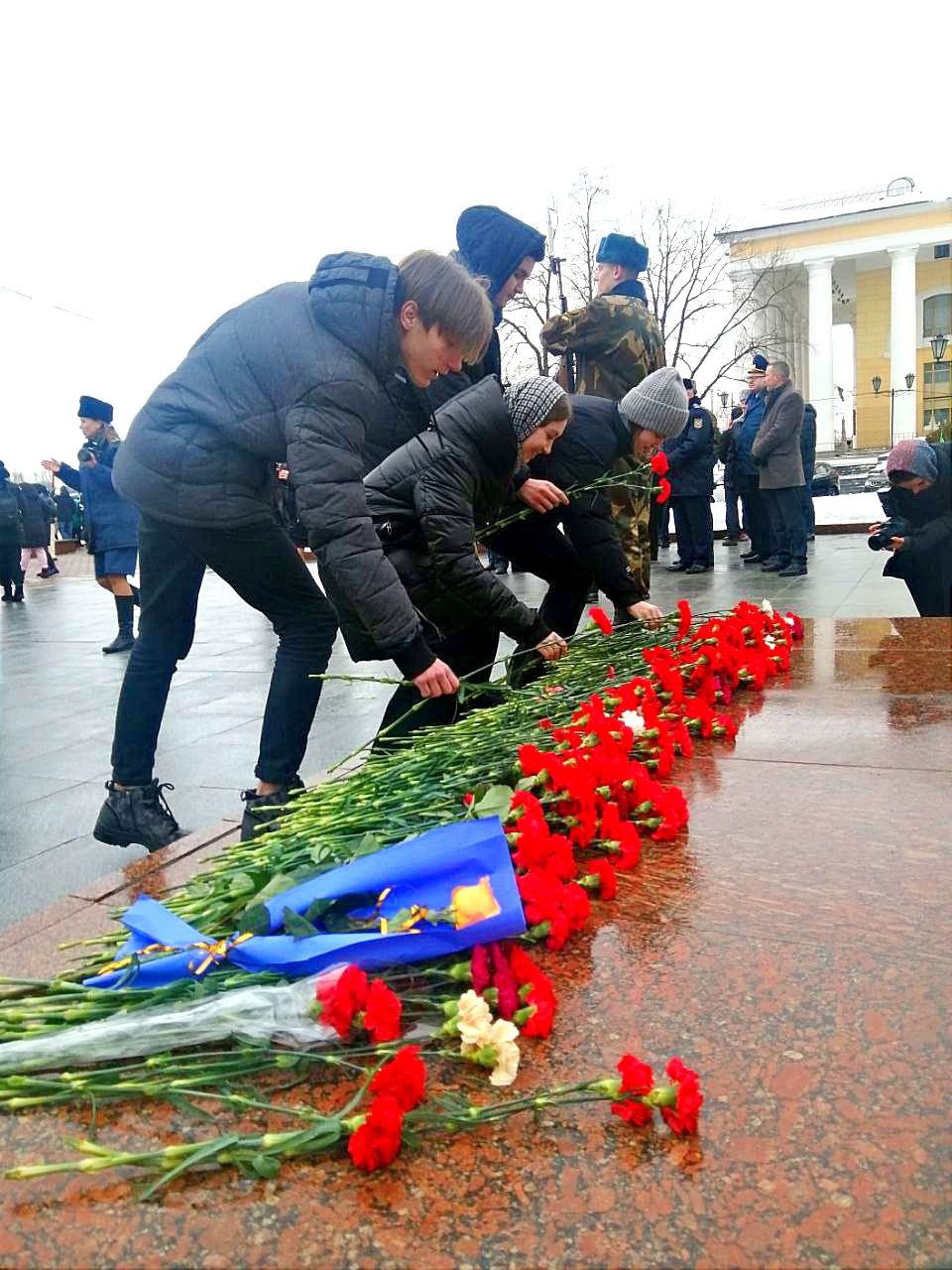 Участие в городском митинге, посвященном Дню рождения П.М. Машерова