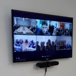 Онлайн рекламная акция «Поступай правильно» с учащимися школ Ушачского района