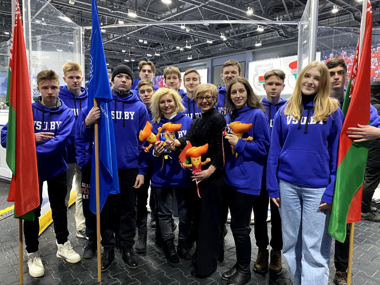 Посещение лицеистами хоккейного матча