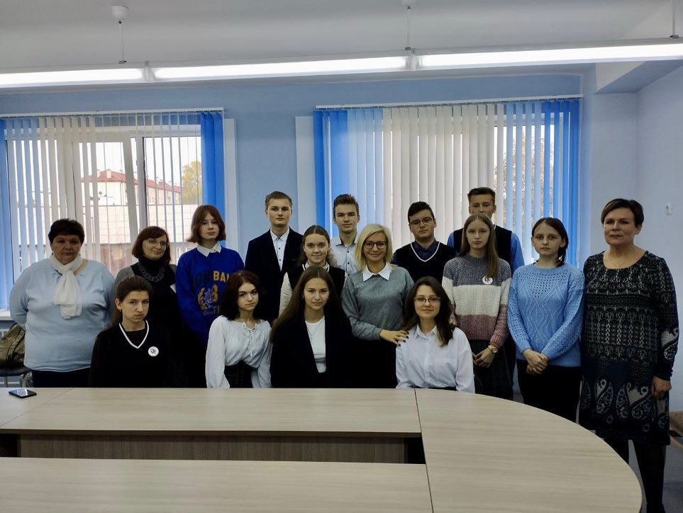 Встреча с учащимися средней школы №1 г.п.Шумилино